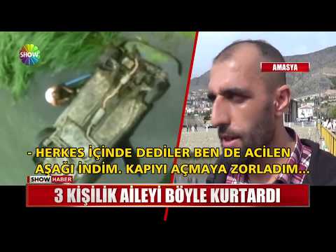 3 Kişilik Aileyi Böyle Kurtardı