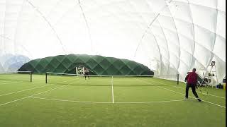 Tennis Technical Warm Up - Rally Crosscourt in Service Boxes for 5 Minutes screenshot 4