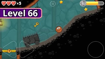 Red Ball 4 - Basketball - Into The Cave - Level 66 - Android Gameplay