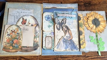 How To Make a Folio Journal From A File Folder - Part 3