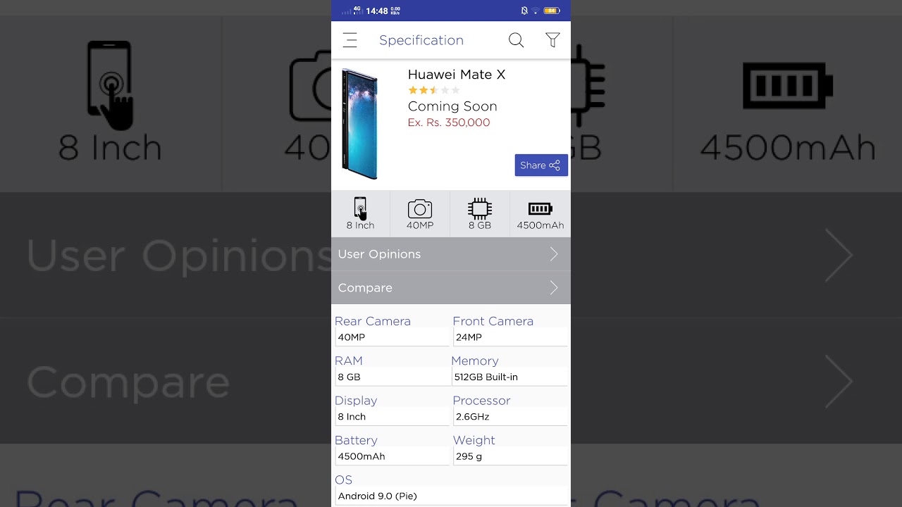 Huawei Mate X Price In Pakistan