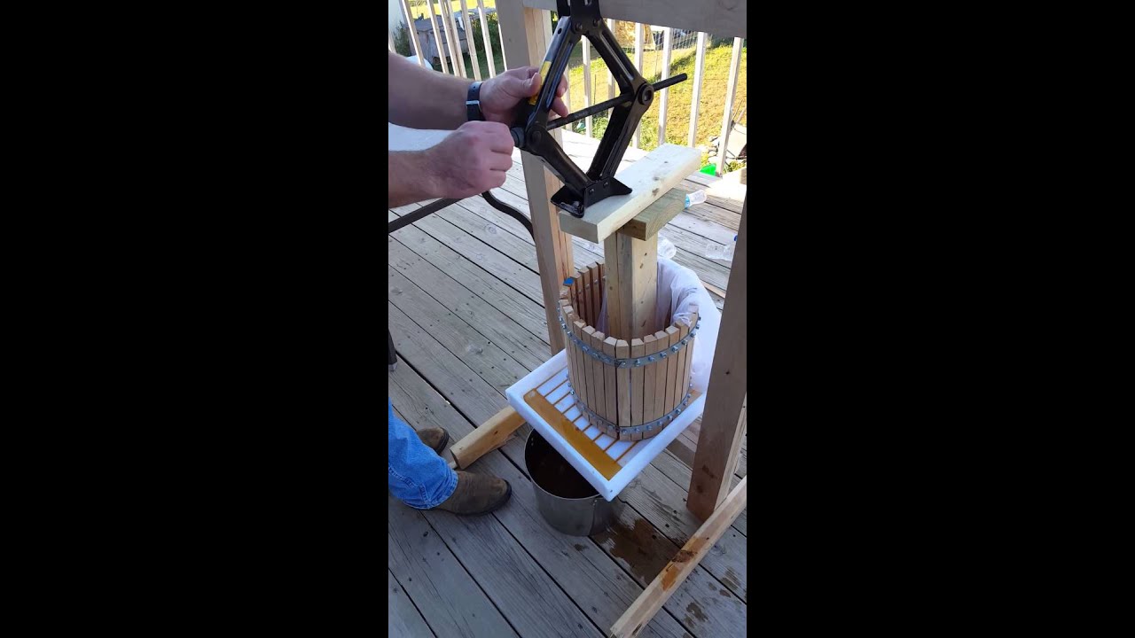 Homemade Fruit Press YouTube