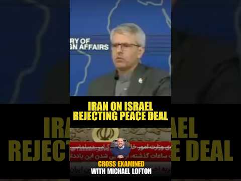 Iran Comments on Israel's Rejection of the Peace Deal