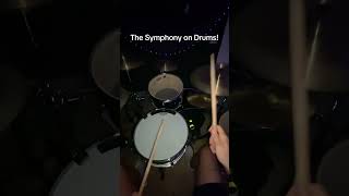 Bitter Sweet Symphony🥁 #drumcover #pov #drums #shorts #drummer #music #drumming #cover #rock #viral screenshot 3