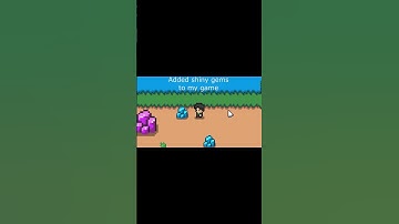 💎Shiny gems in my game 💎 #cozygames #gaming #shorts #gamedev #cute