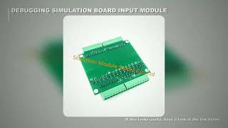 1PCS PLC Debugging Simulation Board 16 Input/Output Test Board Button Toggle Switch Learning Module