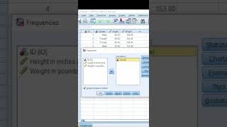 Frequencies in IBM SPSS V26 #shorts #youtubeshorts