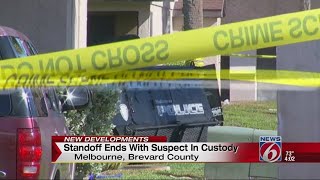 Standoff ends with suspect in custody