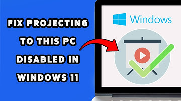 How To Fix Projecting To This PC Disabled in Windows 11 | Troubleshoot Windows Mirroring Issue 2025