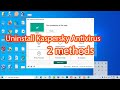 How to remove kaspersky antivirus from windows 10