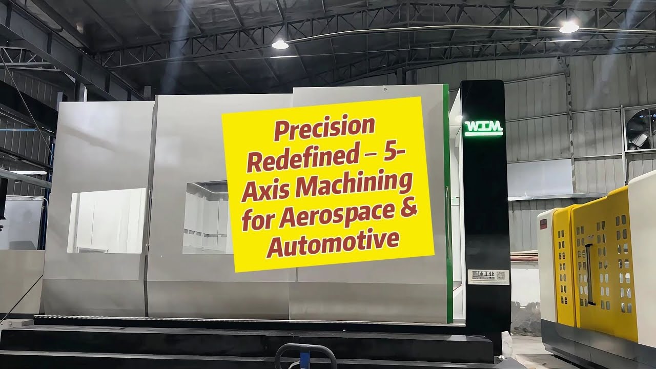 Precision Redefined- 5-Axis Machining for Aerospace & Automotive