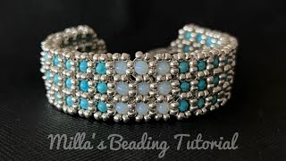 Gemstones Beading Bracelet 💎 #diy #beading #beadingtutorial #beadingbracelet #fassafacil