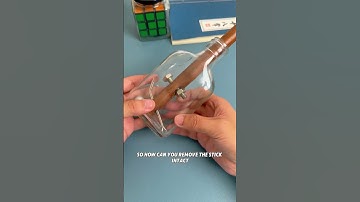 How do you remove the stick without destroying the bottle?#puzzle#iq#iqtest