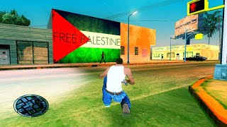 تضامن مع فلسطين , وكيف تجيب وترفع علم فلسطين في قراند 5/GTA Online Palestine ??