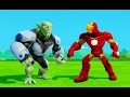 Железный человек VS Зелёный Гоблин и Тачки Машинки Дисней Iron Man VS Green Goblin &amp; Disney Cars