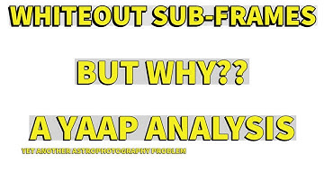 Overexposed Frames? Wasted nights? BUT WHY??