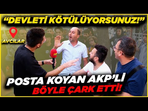 MİLLETE POSTA KOYAN FANATİK AKP’Lİ ZORU GÖRÜNCE ÇARK ETTİ! | Sokak Röportajları