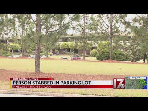 Person stabbed in parking lot of Pinecrest High School