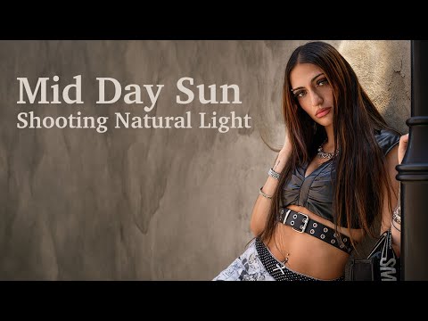 Shooting mid day sun - natural light session.