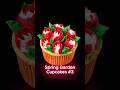 Spring Garden Cupcakes! #cupcake #cupcakedecorating #spring #buttercream #shorts #baking #tulips