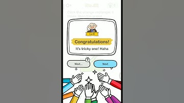 CLICK THE ORANGE RECTANGLE 3 TIMES, THEN THE GREEN RECTANGLE 5 TIMES! BRAIN OUT NO.52