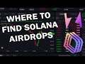 Solana airdrops 2023  how and where to get them