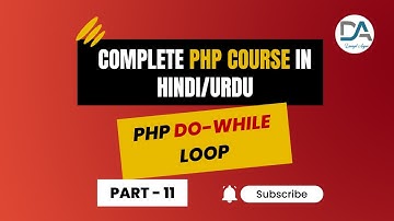 Do While Loop in Hindi / Urdu | Do While Loop in PHP | PHP Complete Course for Beginners