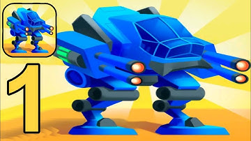 Mech War: Robot Army - Gameplay Walkthrough Part 1 All Levels 1 to 4 ( Android,iOS )