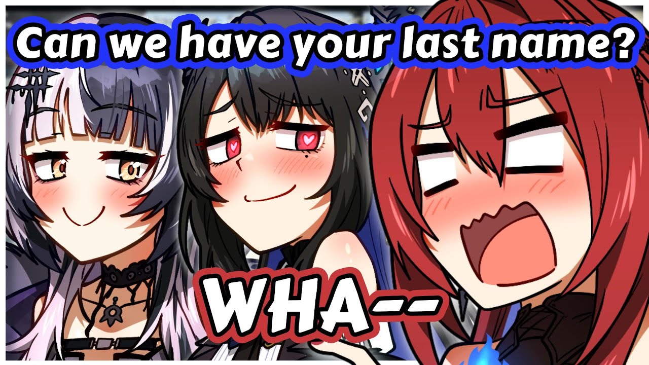 Liz stuttered when Nerissa and Shiori asked to have her last name for them [Hololive EN]