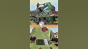 KV 44 saved KV 45 | KV 44, KV 45 vs Korl 44 #gerand #cartoon_about_tanks #tank