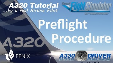 Airbus A320 Tutorial 3: Preflight Procedure (Flight Deck Setup) | Real Airbus Pilot