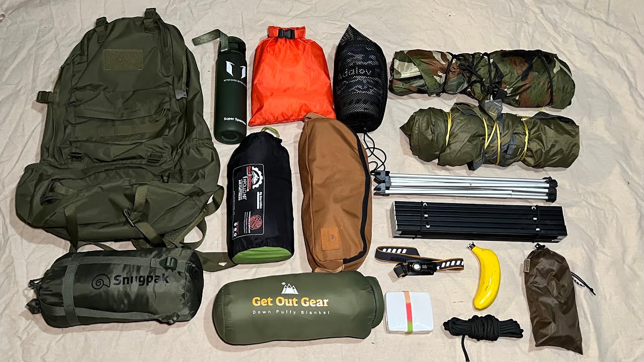 My Stealth Camping Gear Loadout 