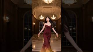 Hot Pink Ombre Mermaid Dress | Passionate Red Carpet Style #HotPinkOmbreDress #OmbreMermaidGown