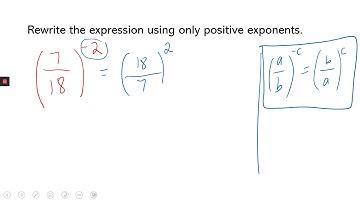 Applying Properties of Negative Exponents - Practice Problems