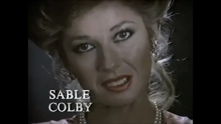 Stephanie Beacham "The Colbys" Promo (1986) | Sabl...