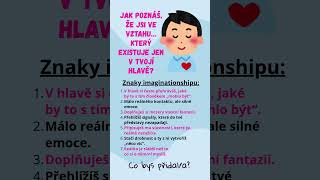 Jak poznáš, že jsi ve vztahu… který existuje jen v tvojí hlavě? 🫥 #vztahy #laska #imaginationship