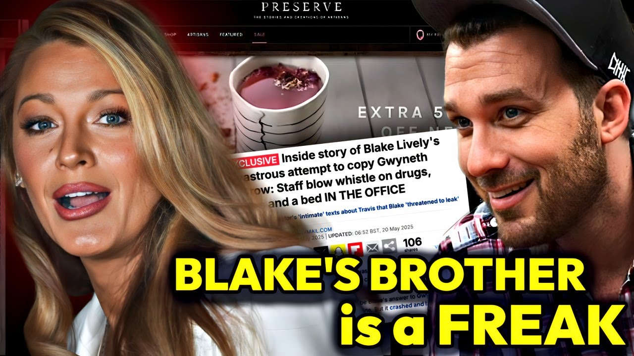 BLAKE LIVELY’S BROTHER is a CREEP (He Kept a BED in Their WORK OFFICE)
