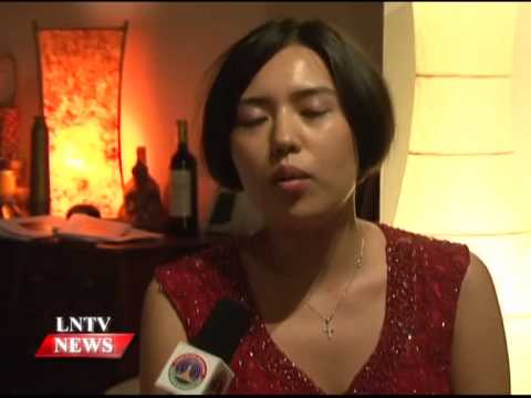 Lao NEWS on LNTV: Caroline Fischer was in Laos staging the classical piano concert.2/10/2014