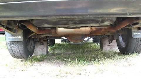 1990 Camaro 3.1 V6 Exhaust sound