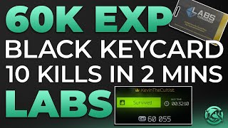 60K EXP, Black Keycard & 10 Kills In 2 Minutes Labs Run - Stream Highlights - Escape from Tarkov