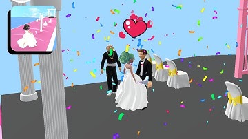 BRIDAL RUSH! 👰🏻🤵🏻 Mobile Android, iOS Games Gameplay Walkthrough New Update Tutorial Levels 6-7