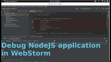 Debug Node Application in WebStorm - Hindi