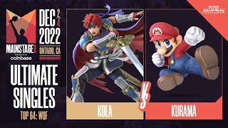 Kola (Roy) vs Kurama (Mario) - Ultimate Top 64 Winners Quarter-Final  - Mainstage 2022