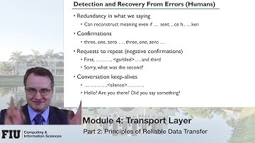 CNT-4713, Module 4, Part 2: Principles of Reliable Data Transfer