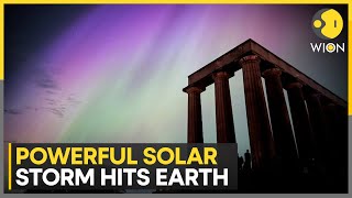 Strong solar storm hits earth; threatens to disrupt communication & power grids | WION