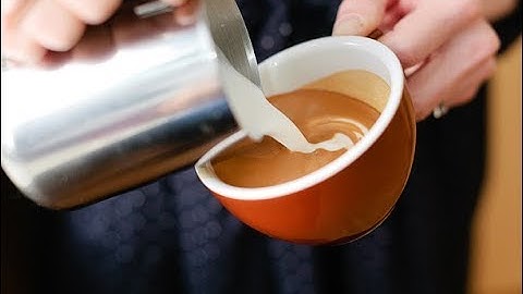 Cách pha cafe latte art căn bản hình tulip (How to Make a Latte Art Tulip)