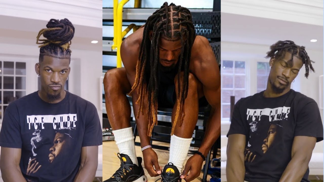 Jimmy Butler's new hair transformation - YouTube