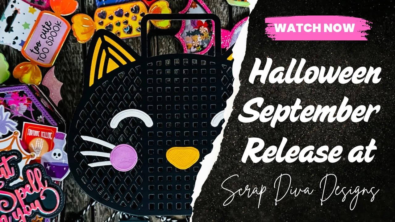 New Halloween Release at Scrap Diva Designs 🎃 Featuring Hocus Pocus Paper Collection