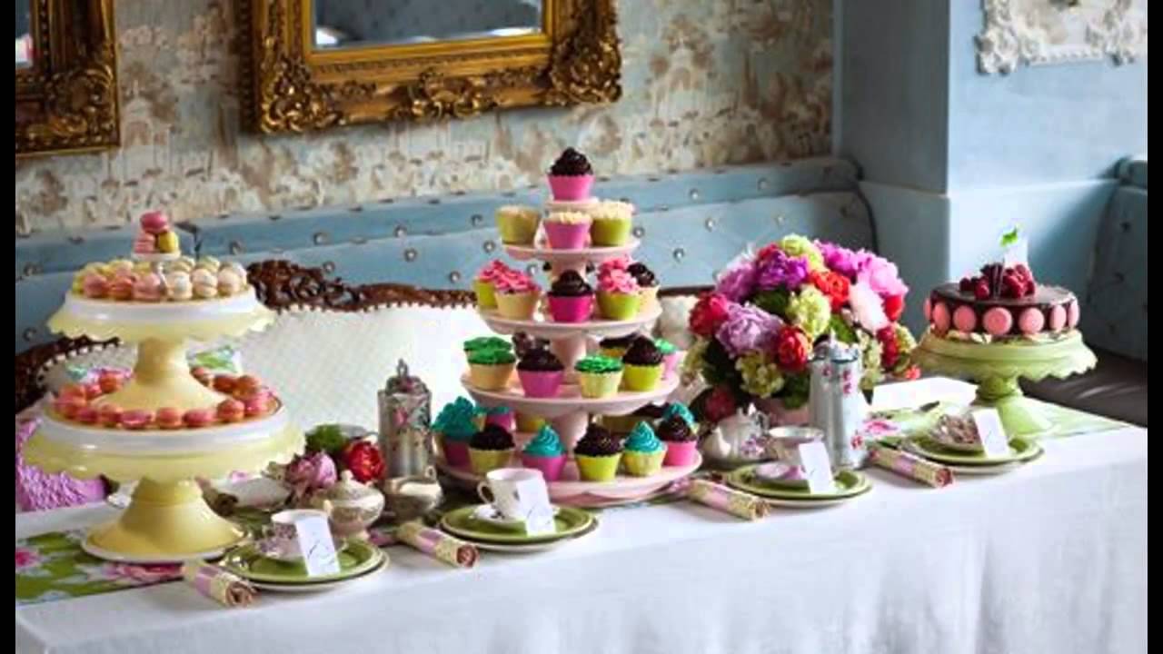  Bridal  shower  tea  party  decorations  at home YouTube