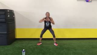 Single Leg Jump Squats To Goddess